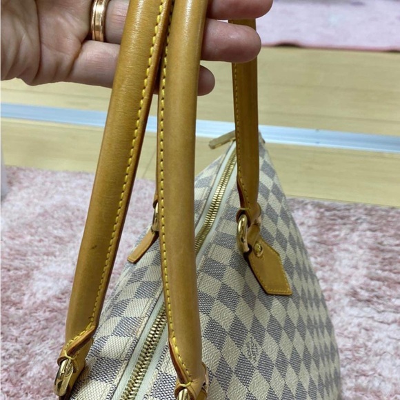🌸Louis Vuitton Damier Azur Saleya PM🤍🤎🤍🤎EUC #FL2827 - Picture 3 of 10
